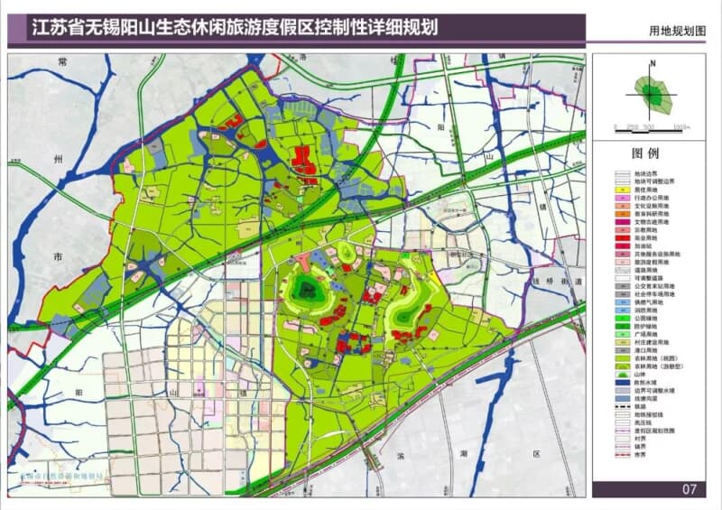 北至锡溧运河,东至惠山区阳山镇火炬村,西接常州市武进区洛阳镇,面积