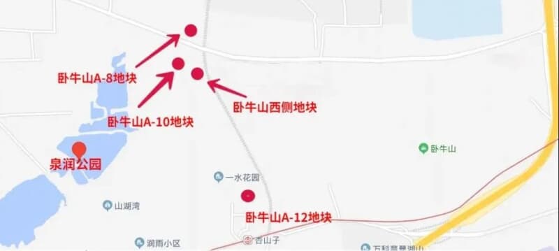 1,卧牛a-10地块地块位于新淮海西路南,杏山子大道西.