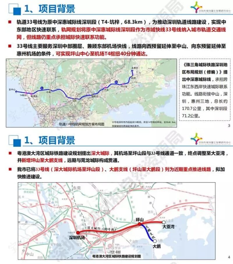 以下是规划全文除了深圳33号地铁线,广州18号地铁线延伸至中山也早有