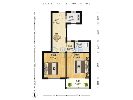 满五唯一 房龄1996年 诚意卖房 价格可谈