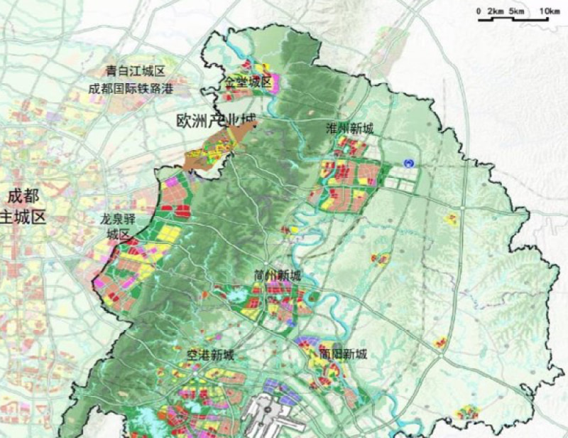 青白江大学城规划图片