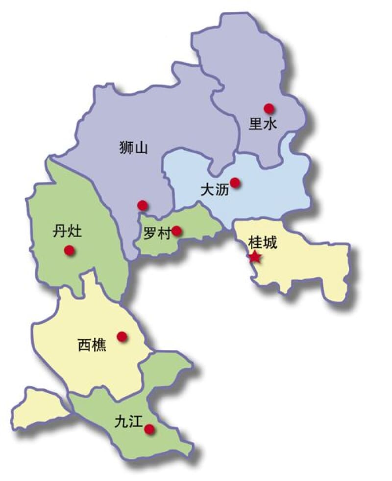 旧南海县地图图片