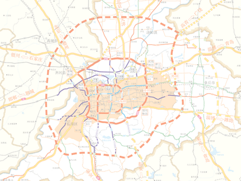 济宁南三环高速规划图图片