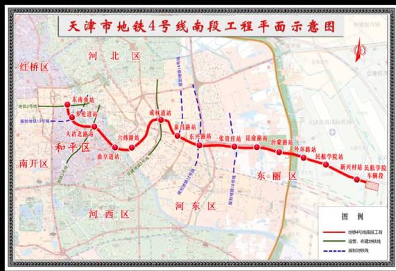 外环线,能快速通往天津滨海国际机场,空港经济区以及滨海新区
