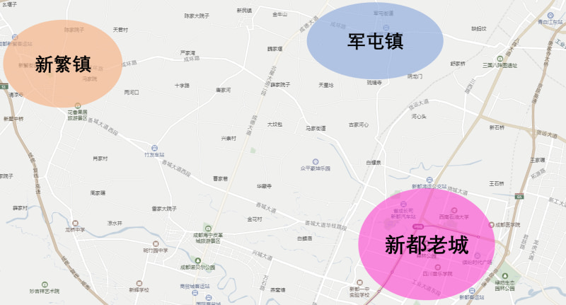 根据百度地图绘制,仅供参考